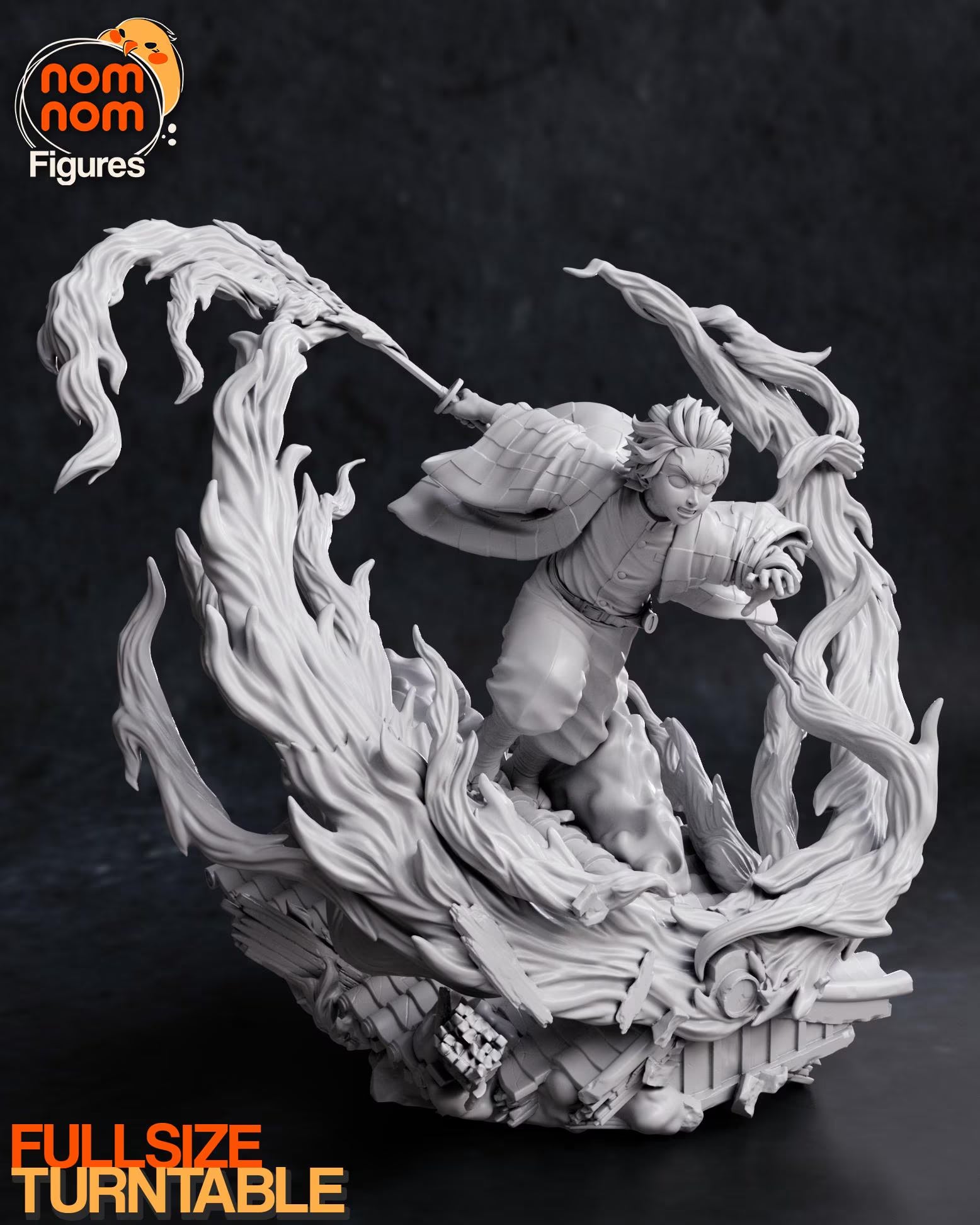 Tanjiro Resin Figure - Tanjiro Demon Slayer Collectible - High-Quality Anime Figurine - Perfect Gift for Fans - 3D Printed Resin Figurine