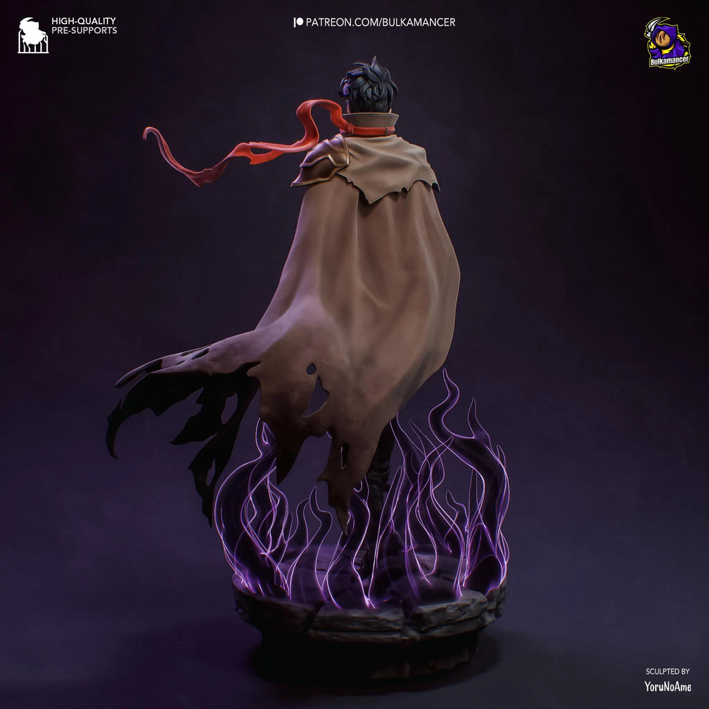 Sung Jinwoo Solo Leveling Inspired Fan Art 1/8 Scale Resin Statue | Bulkamancer