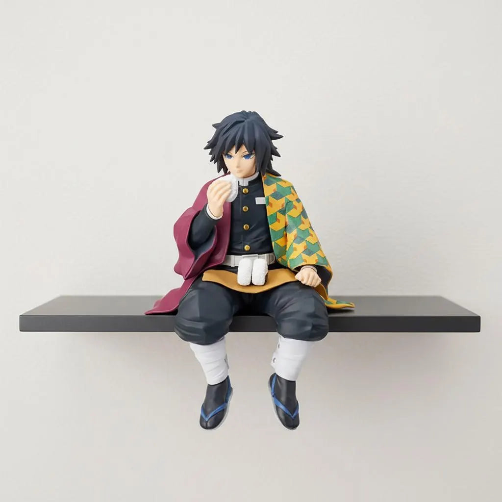 Giyu Tomioka Sitting Figure | Demon Slayer Anime Decor | Manga Collectible Desk Toy
