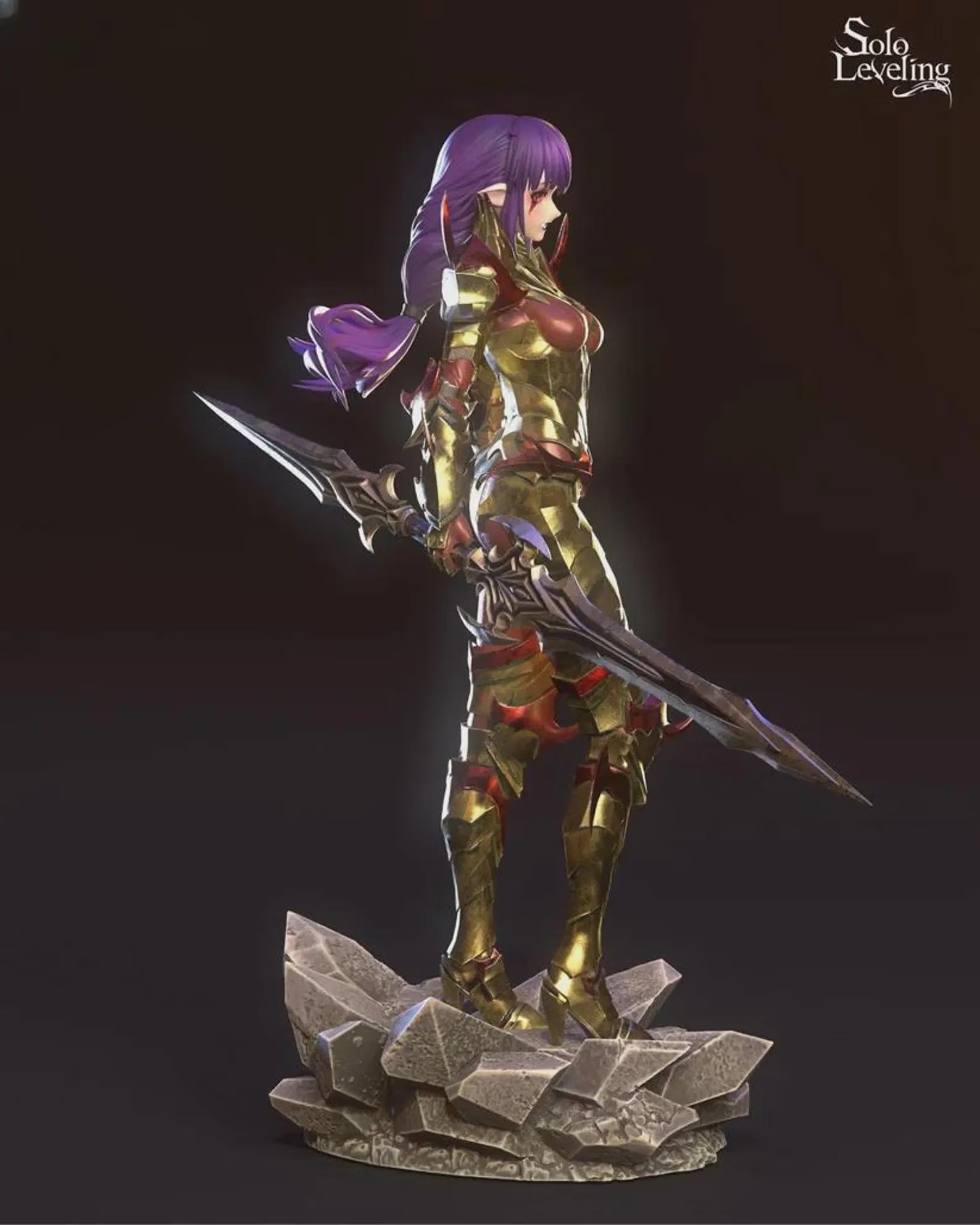 Esil Radiru Resin Figure, Solo Leveling, Unpainted Model Kit (25Cm)