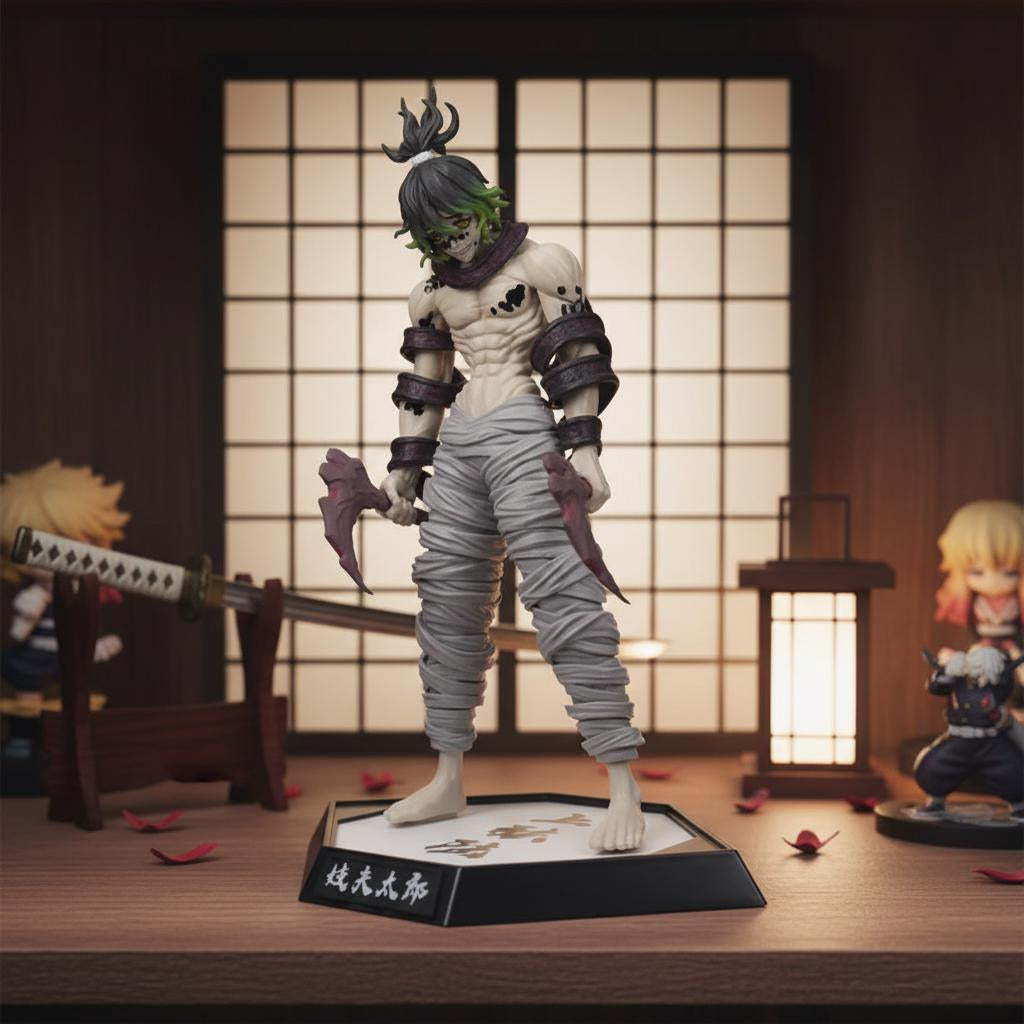Gyutaro Demon Slayer Figure | Upper Rank Six Anime Collectible | Collectible PVC Statue