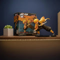 Zenitsu Agatsuma Thunder Breathing Action Figure 15Cm Demon Slayer Figure for Desk, Gaming Setup