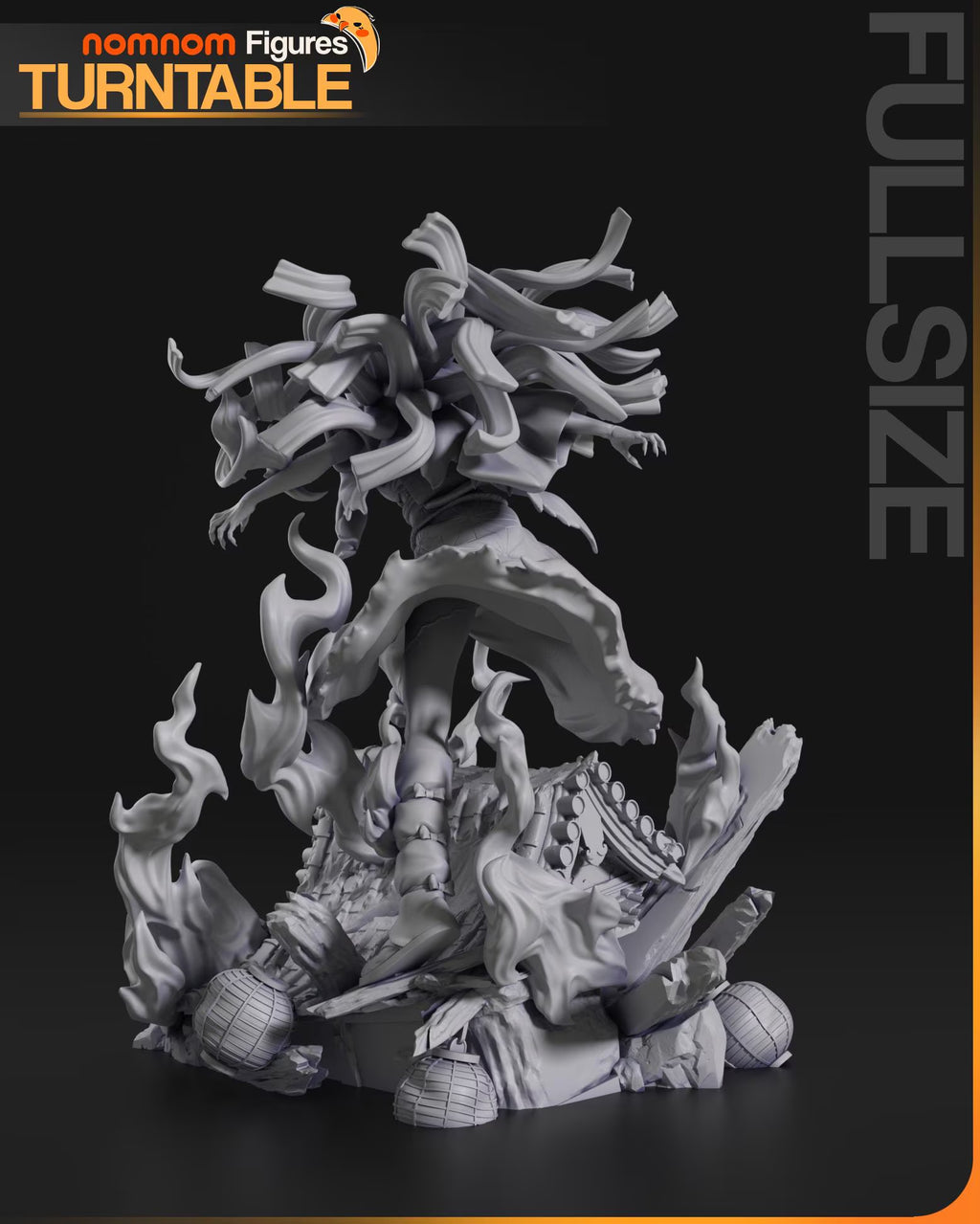 Nezuko Resin Figure - Demon Slayer Collectible - High-Quality 3D Printed Anime Figurine - Perfect Gift for Fans