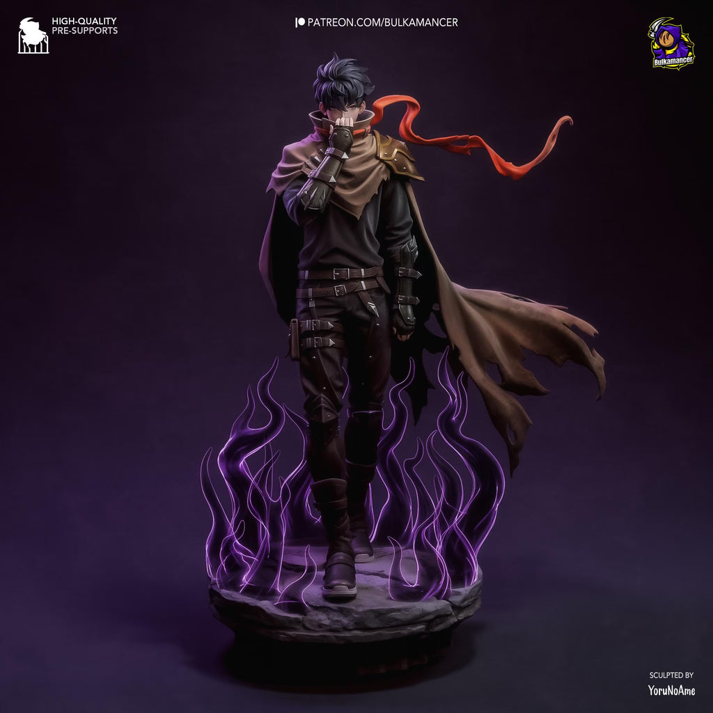 Sung Jinwoo Solo Leveling Inspired Fan Art 1/8 Scale Resin Statue | Bulkamancer