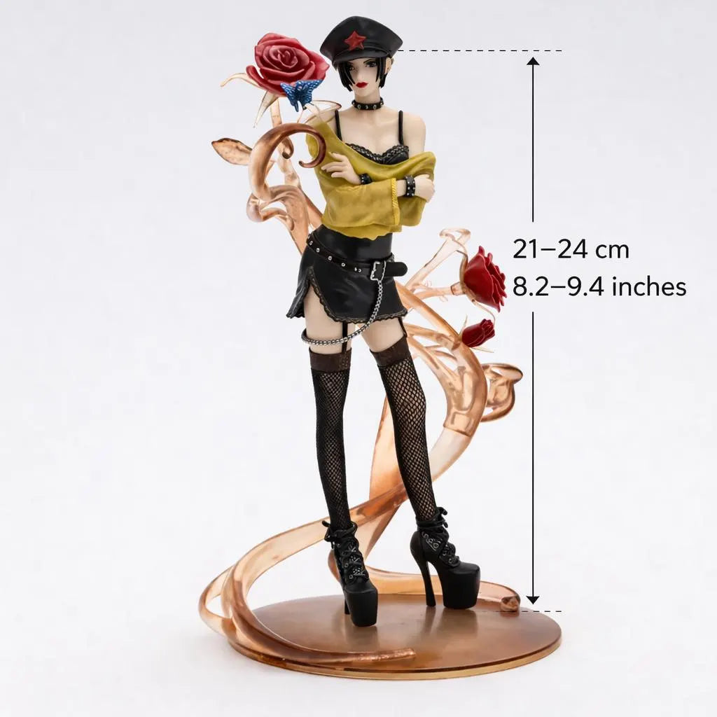 Nana Anime Figure 24Cm Set – Nana Osaki & Hachi Komatsu Statue – NANA Collectible Figurines – Manga Display Decor Gift for Anime Fans