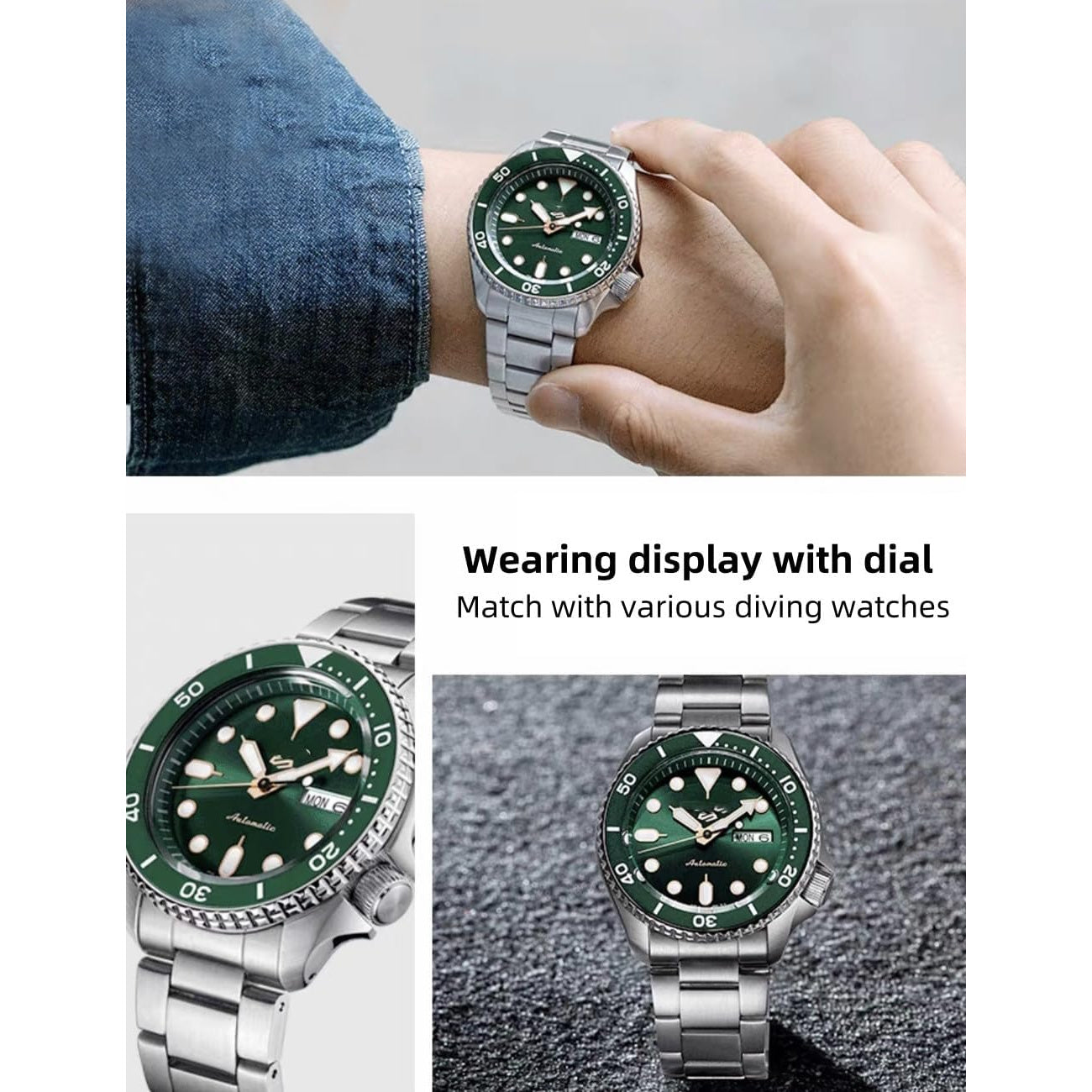 Flexible Metal Strap for Smartwatches, Featuring a Curved End And Tapered Design, Available in Sizes 18Mm to 24Mm, with a Deployment Double Flip Lock in Silver, Black, And Golden