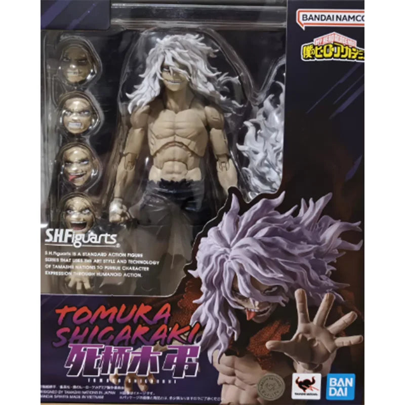 In Stock  S.H.Figuarts SHF My Hero Academia TOMURA SHIGARAKI Anime Action Fighter Finished Model Toy Gift for Children Kid