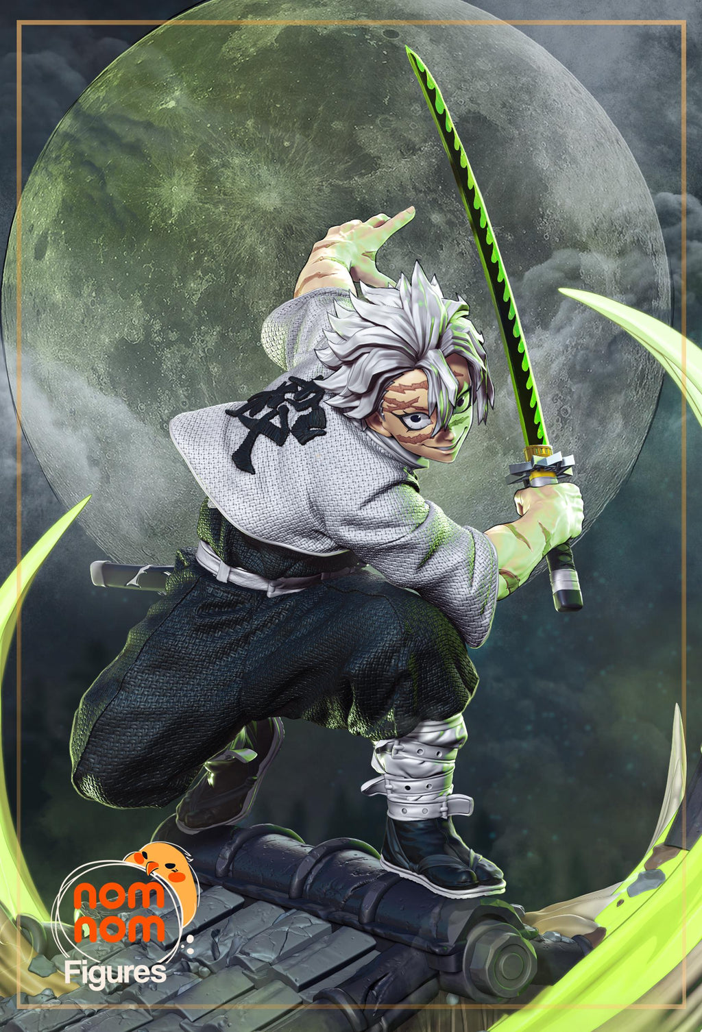 Windy Demon Slayer | Garage Kit Resin Figure | Nomnom Figures