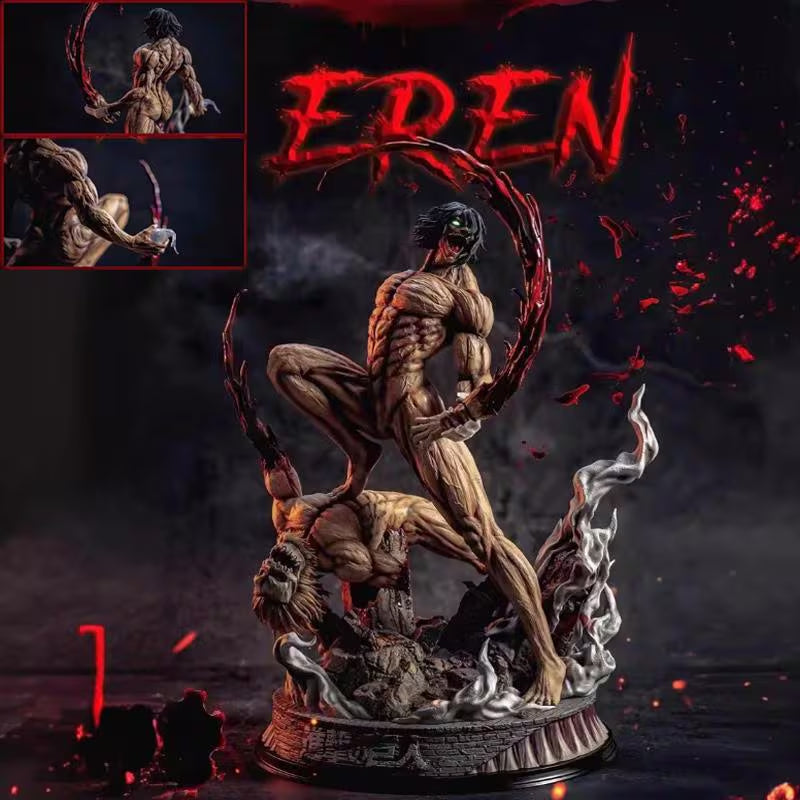 Eren Attack on Titan SNK Figure / 31Cm