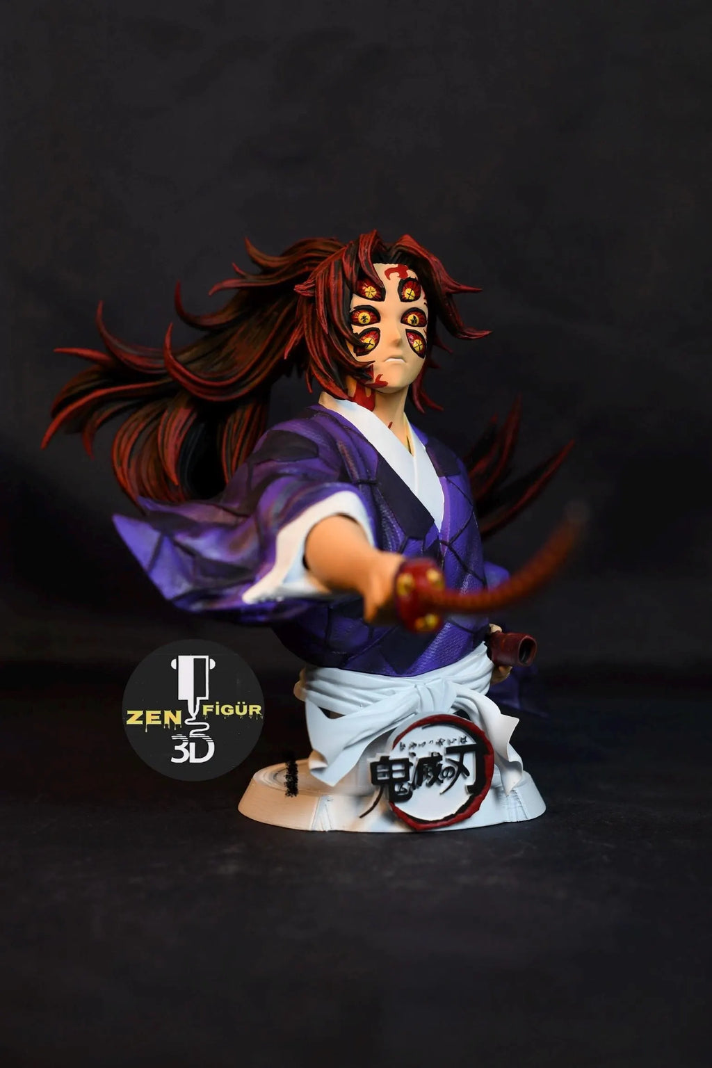 Kokushibo Demon Slayer Statue – Hand-Painted Resin Figure