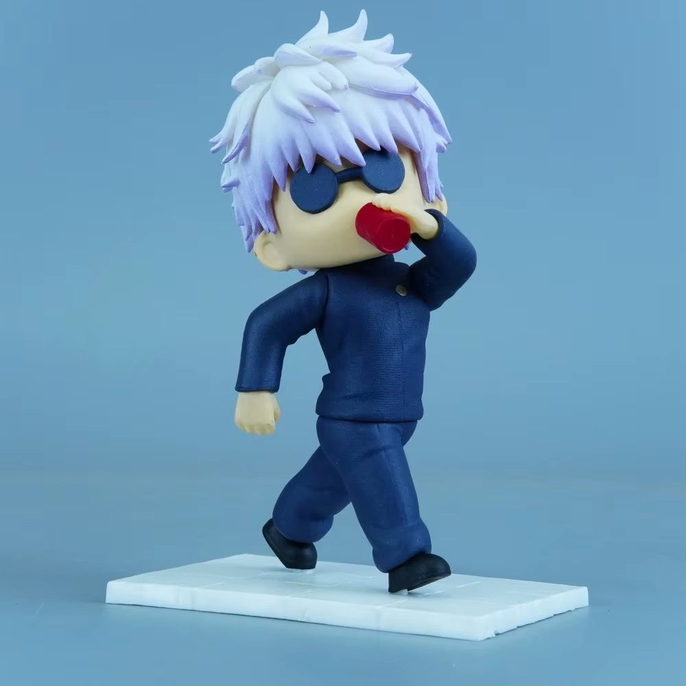 11Cm/4.33In Anime Jujutsu Kaisen Figure Geto Suguru Gojo Satoru Action Figures Pvc Statue Collection Model Toys Gifts
