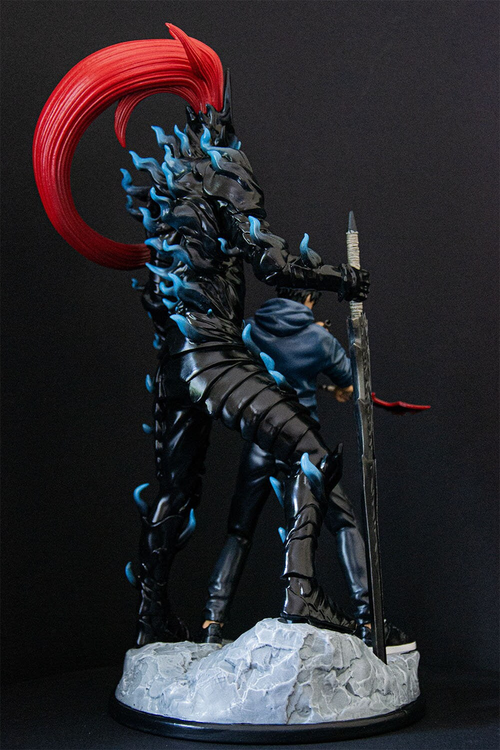 Sung Jinwoo Anime - Hand Painted - Resin Print