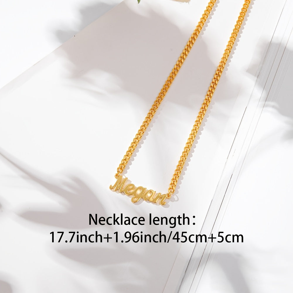 Personalized Necklace with Custom Name/Text Engravable - Stainless Steel Chain, for & - Custom Initials, Name, Date, Message - Unique Gift for Couples, Family, Birthdays,, Wedding