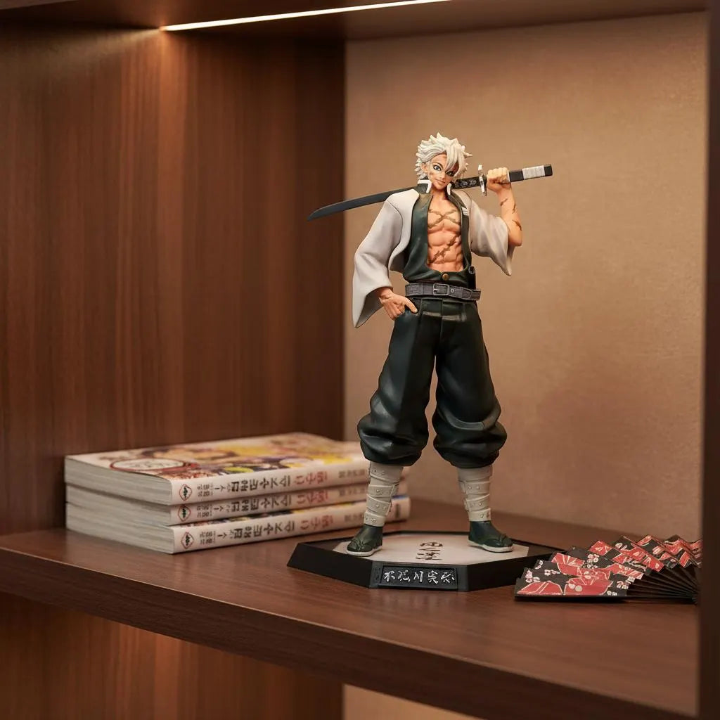 Sanemi Shinazugawa Figure | Demon Slayer Anime PVC Statue | Kimetsu No Yaiba Manga Collectible