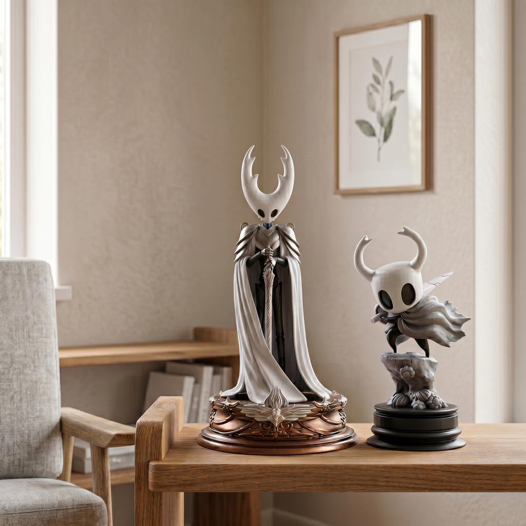 Hollow Knight Statue - Pure Vessel Action Figure - Detailed Game Collectible - Gamer Desk Decor