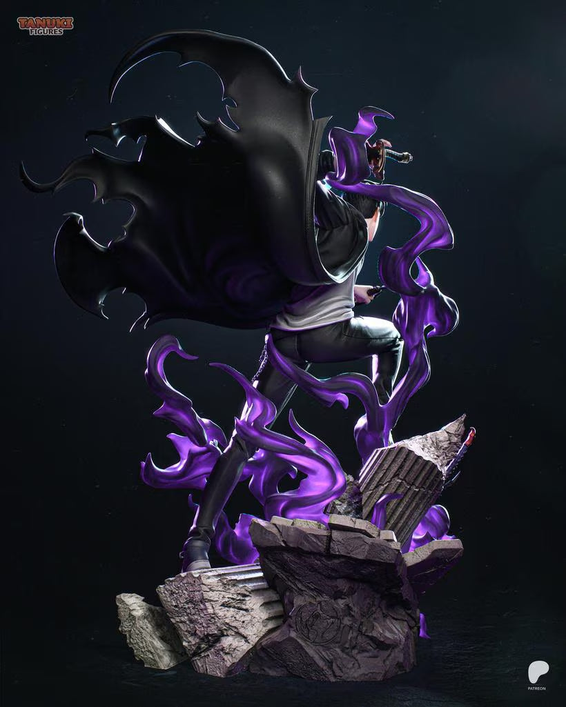 The Monarch - Hand-Painted - Resin Print