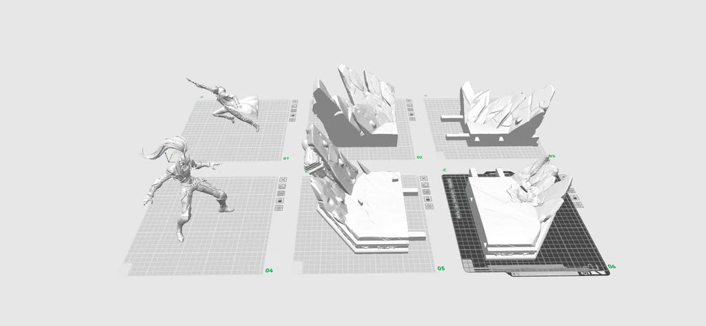 Solo Leveling - Igris Vs Sung Jin Woo Diorama - High Quality STL for 3D Printing