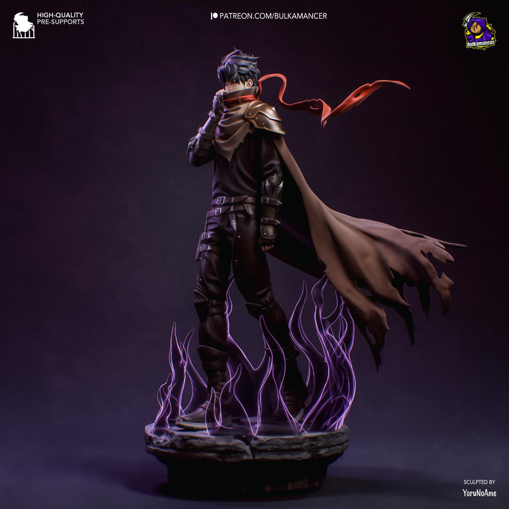 Sung Jinwoo Solo Leveling Inspired Fan Art 1/8 Scale Resin Statue | Bulkamancer