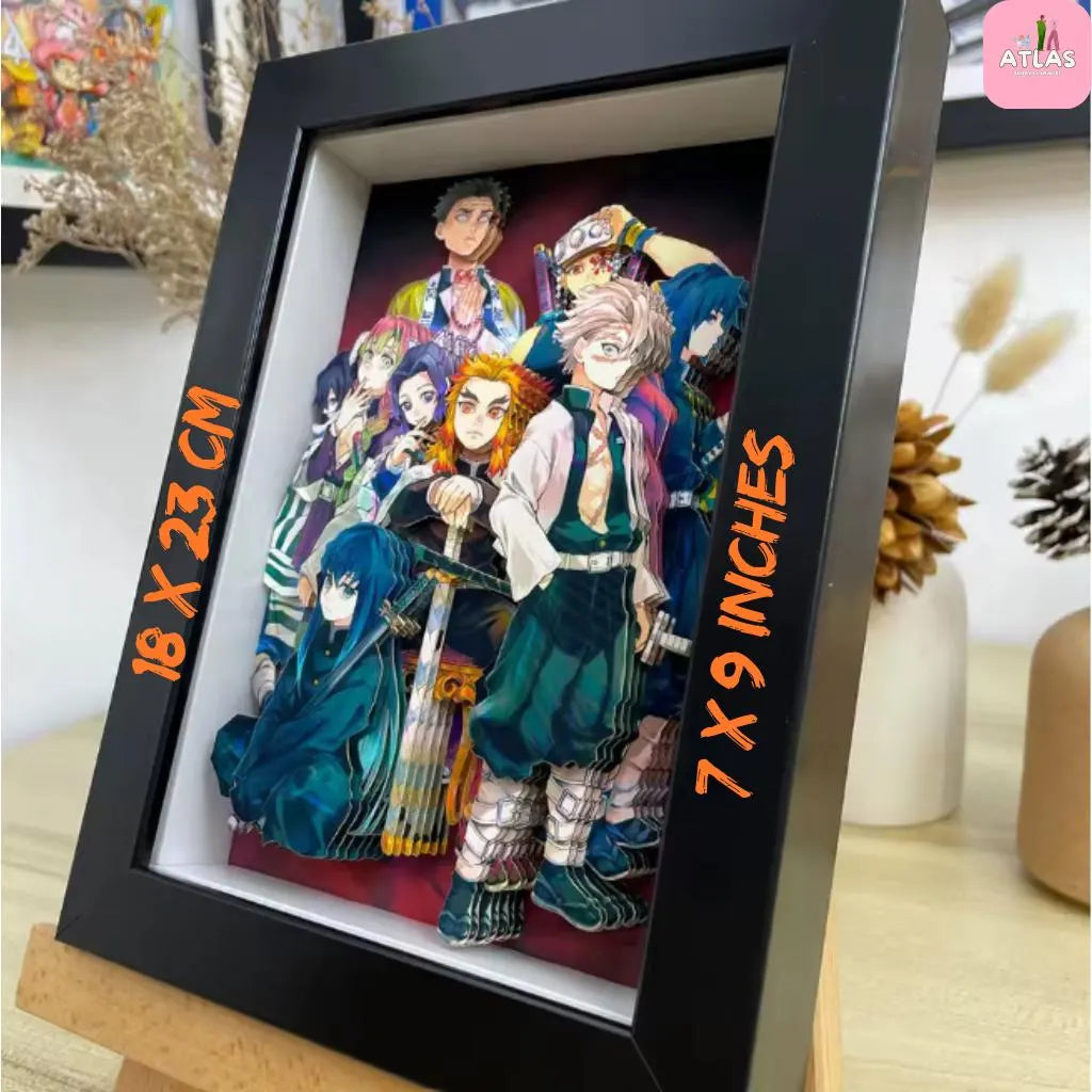 Handmade Demon Slayer Infinity Castle 3D Paper Art