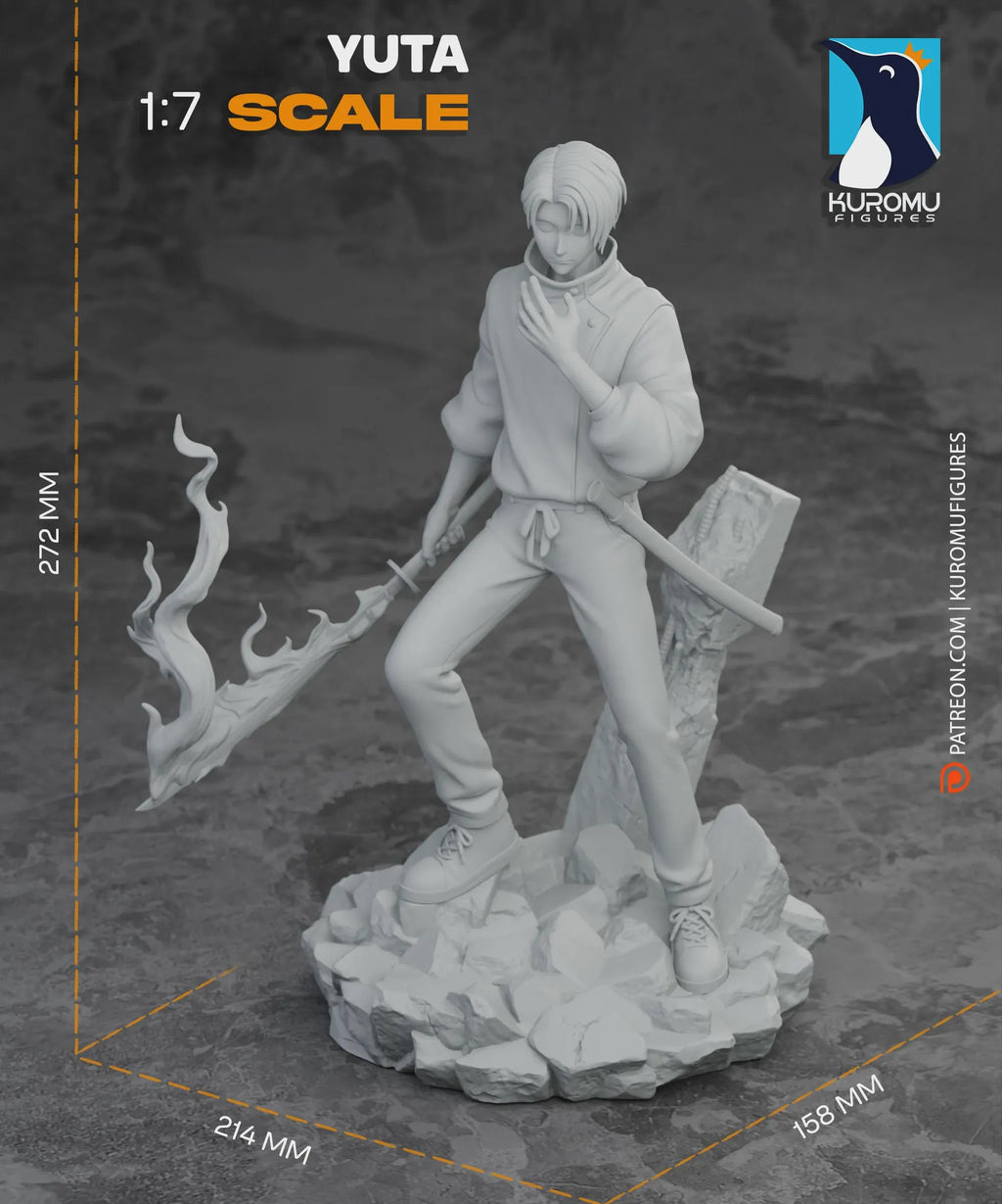 Yuta Jujutsu Kaisen Highly Detailed Hand-Painted Statue - Collectible Sculpture