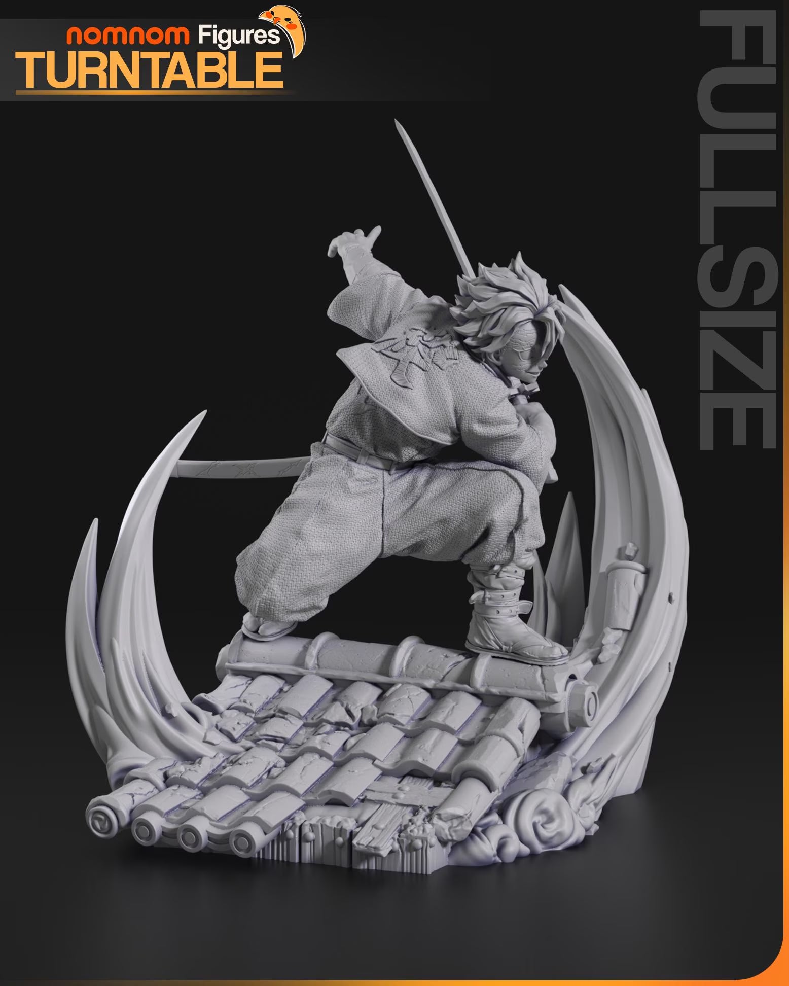 Windy Demon Slayer | Garage Kit Resin Figure | Nomnom Figures