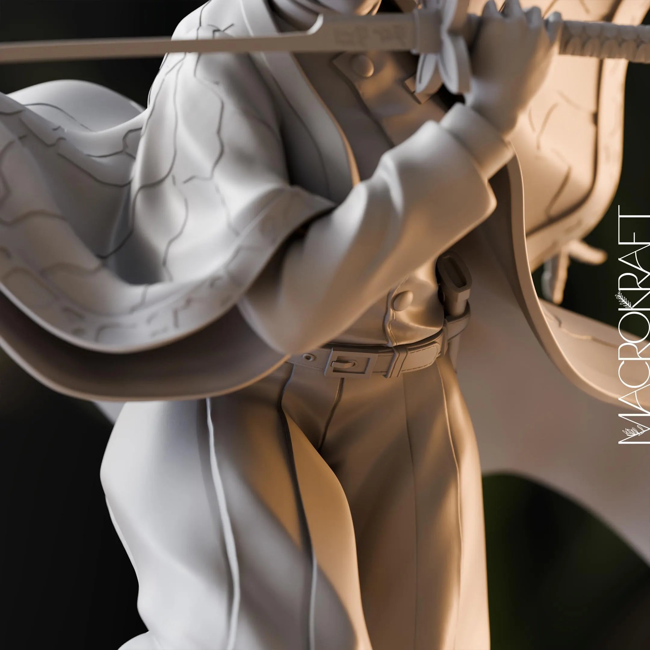 SHINOBU KOCHO | DS Collectible Figure | Highly Detailed Resin Statue & Figurine for Painting and Display | Handcrafted Art Model