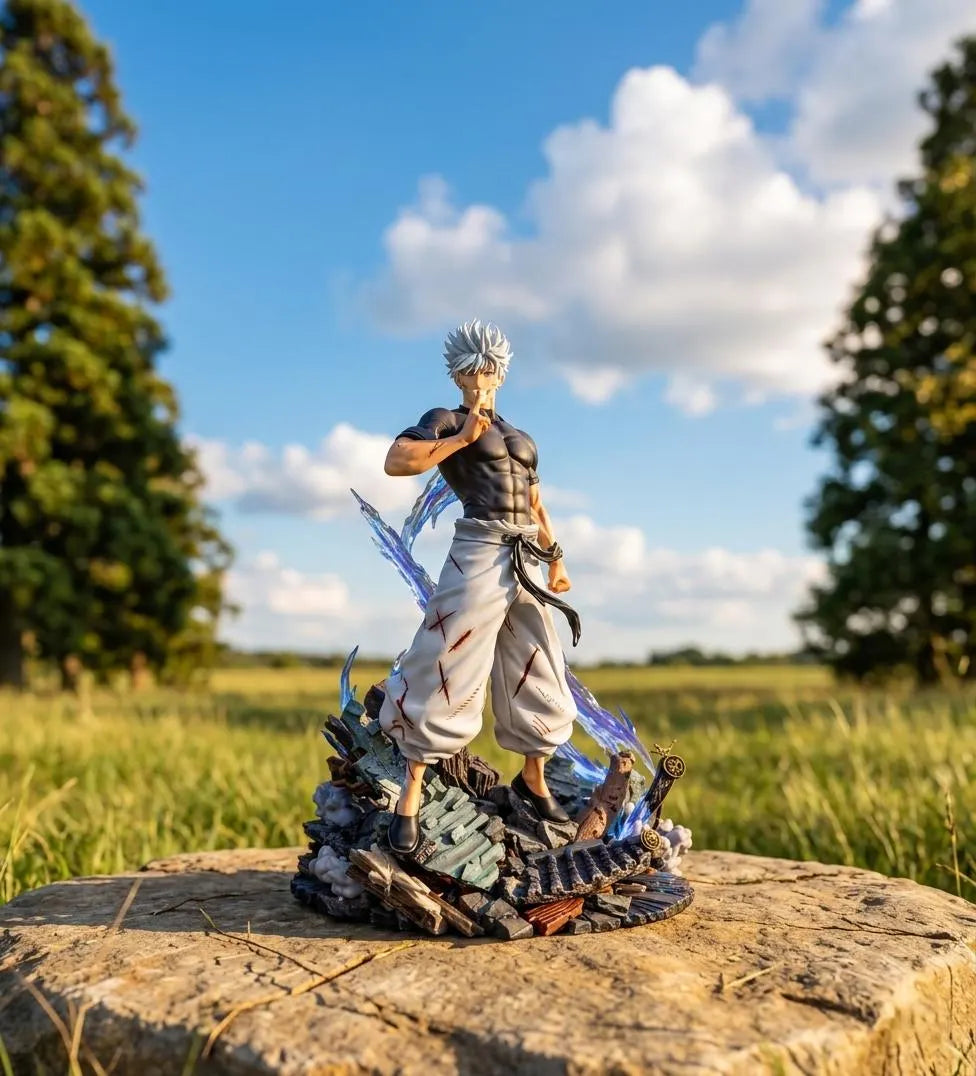 Blindfolded Honored Sorcerer Anime Figure 23.5Cm – Premium PVC Collectible Statue, Dark Manga Decor, Otaku Gift
