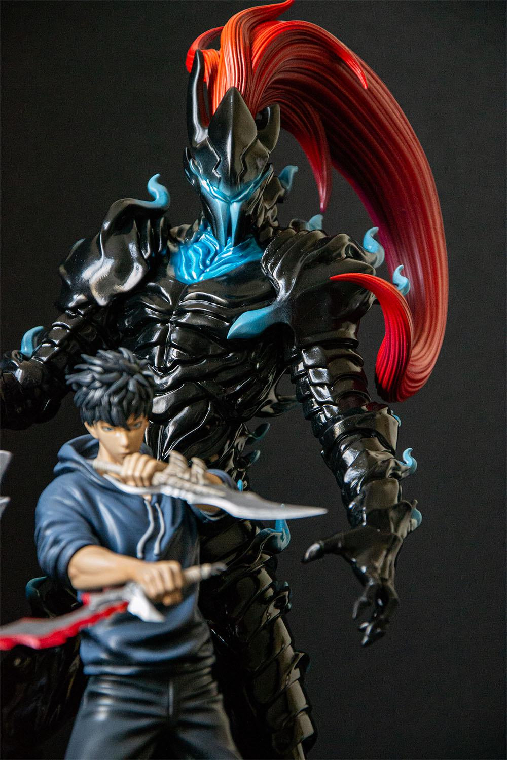 Sung Jinwoo Anime - Hand Painted - Resin Print