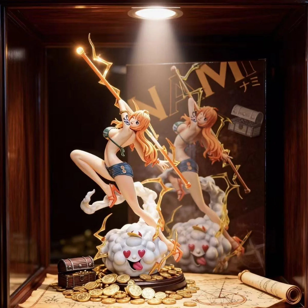 30cm One Piece Anime Figure Nami Hot Girl Action Figurine Hentai Pvc Statue Model Room Collection Decoration Toys Ornaments Gift