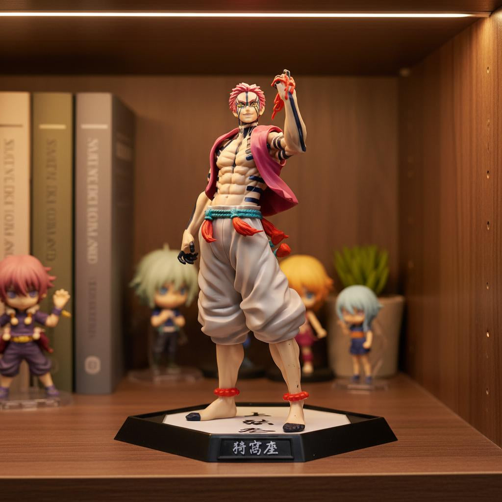 Akaza Demon Slayer Figure | Kimetsu No Yaiba Statue | Anime Manga Collectible 28Cm
