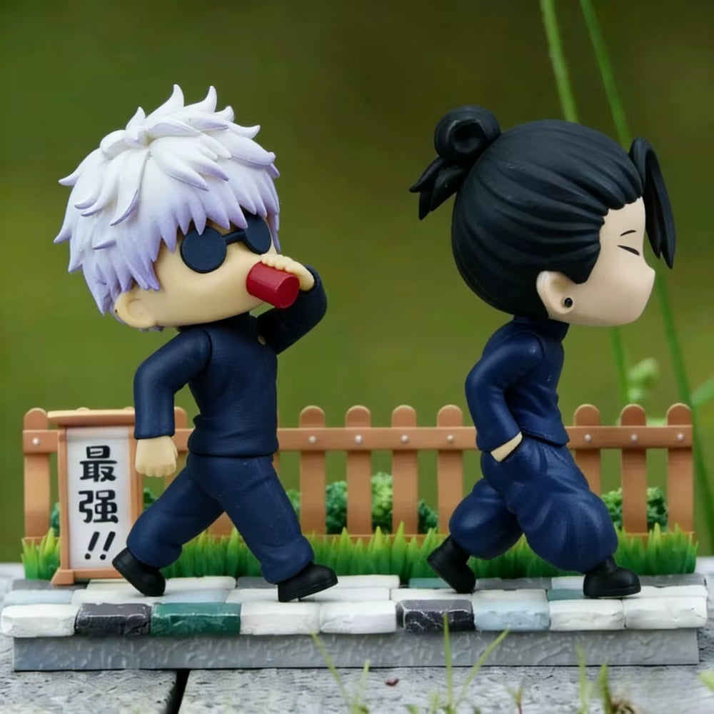 11Cm/4.33In Anime Jujutsu Kaisen Figure Geto Suguru Gojo Satoru Action Figures Pvc Statue Collection Model Toys Gifts
