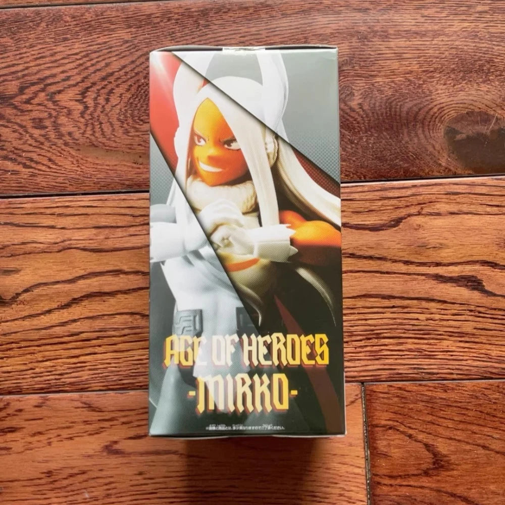 In Stock  Original Genuine Banpresto My Hero Academia Age of Heroes Mirko 15Cm Collections Model Toy Figures Birthday Gift