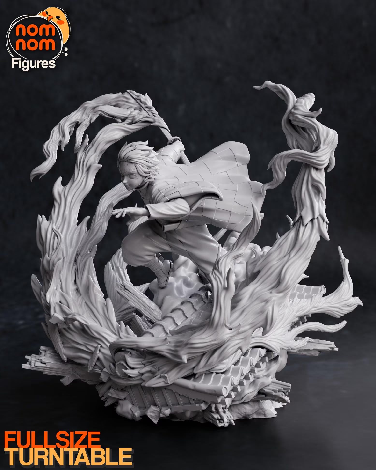 Tanjiro Resin Figure - Tanjiro Demon Slayer Collectible - High-Quality Anime Figurine - Perfect Gift for Fans - 3D Printed Resin Figurine
