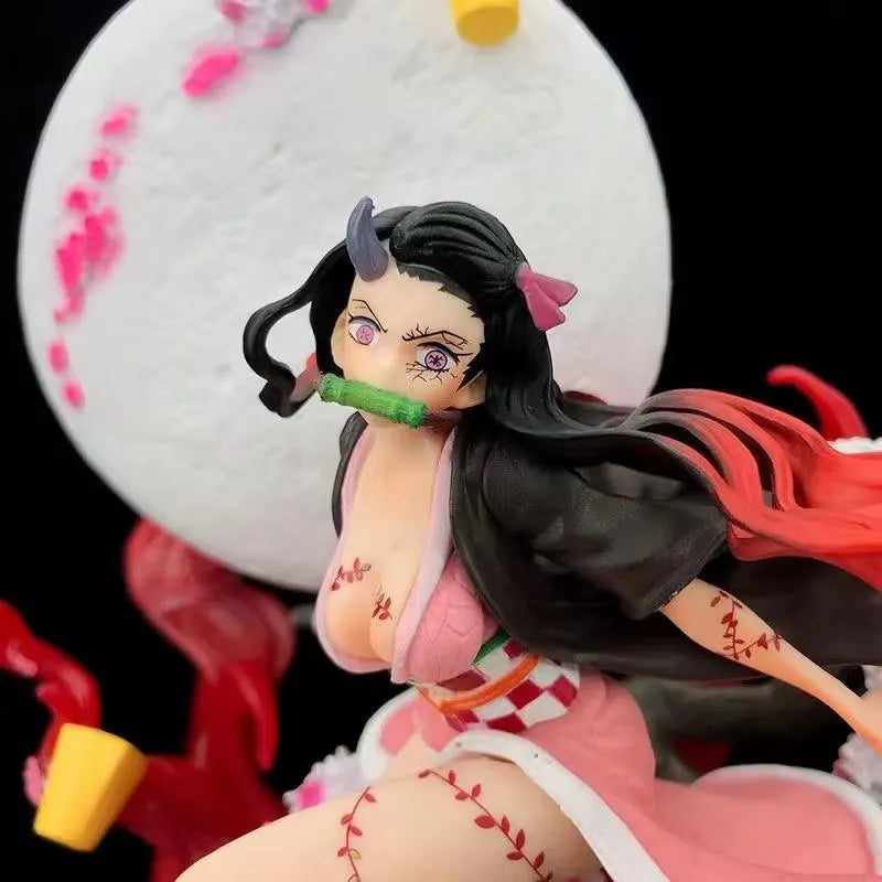 Demon Slayer GK Figure Nezuko Kamado Blood Demon Art Ver. 14Cm Anime Collectible Model Toy Boxed Gift Ornament for Fans