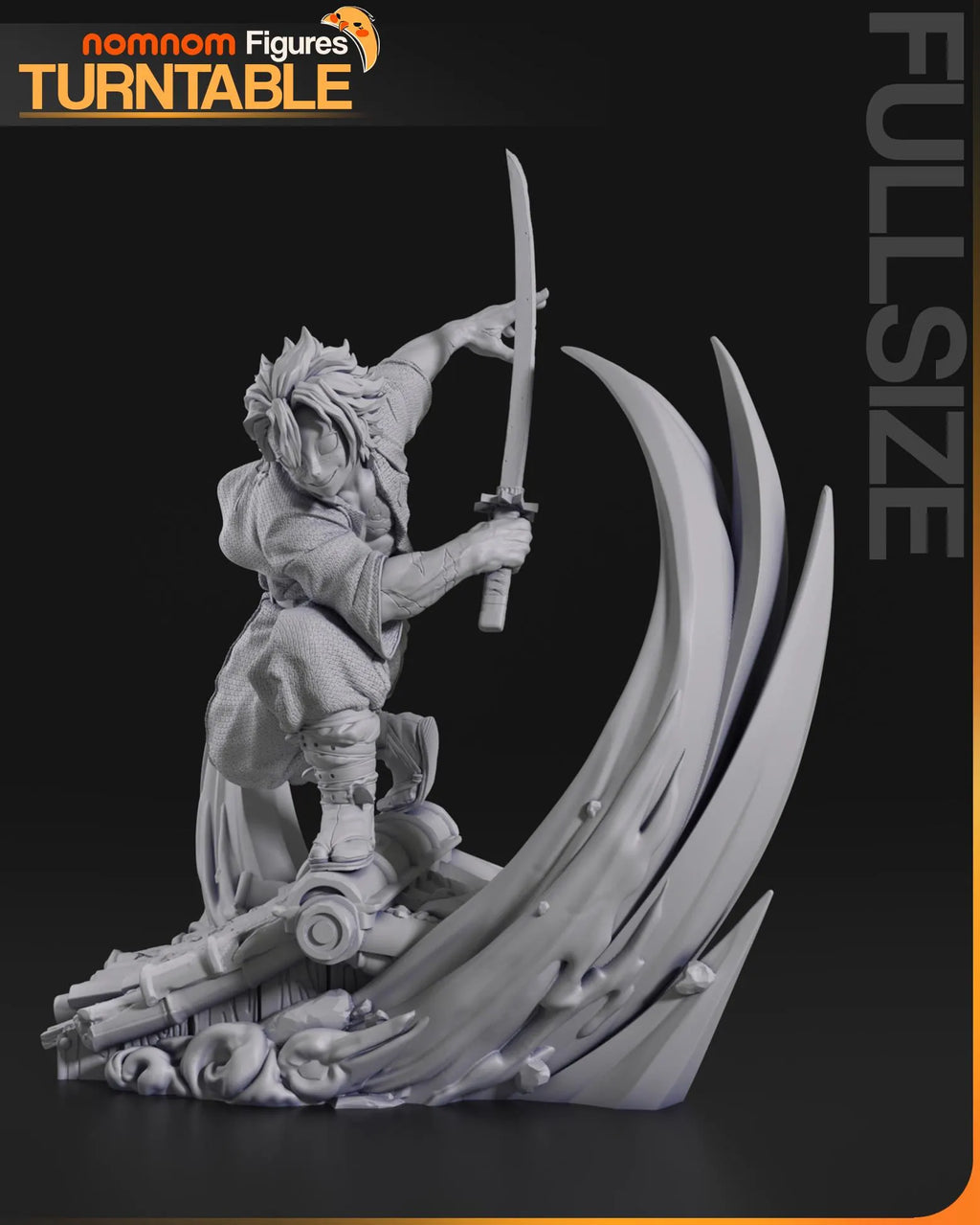 Windy Demon Slayer | Garage Kit Resin Figure | Nomnom Figures