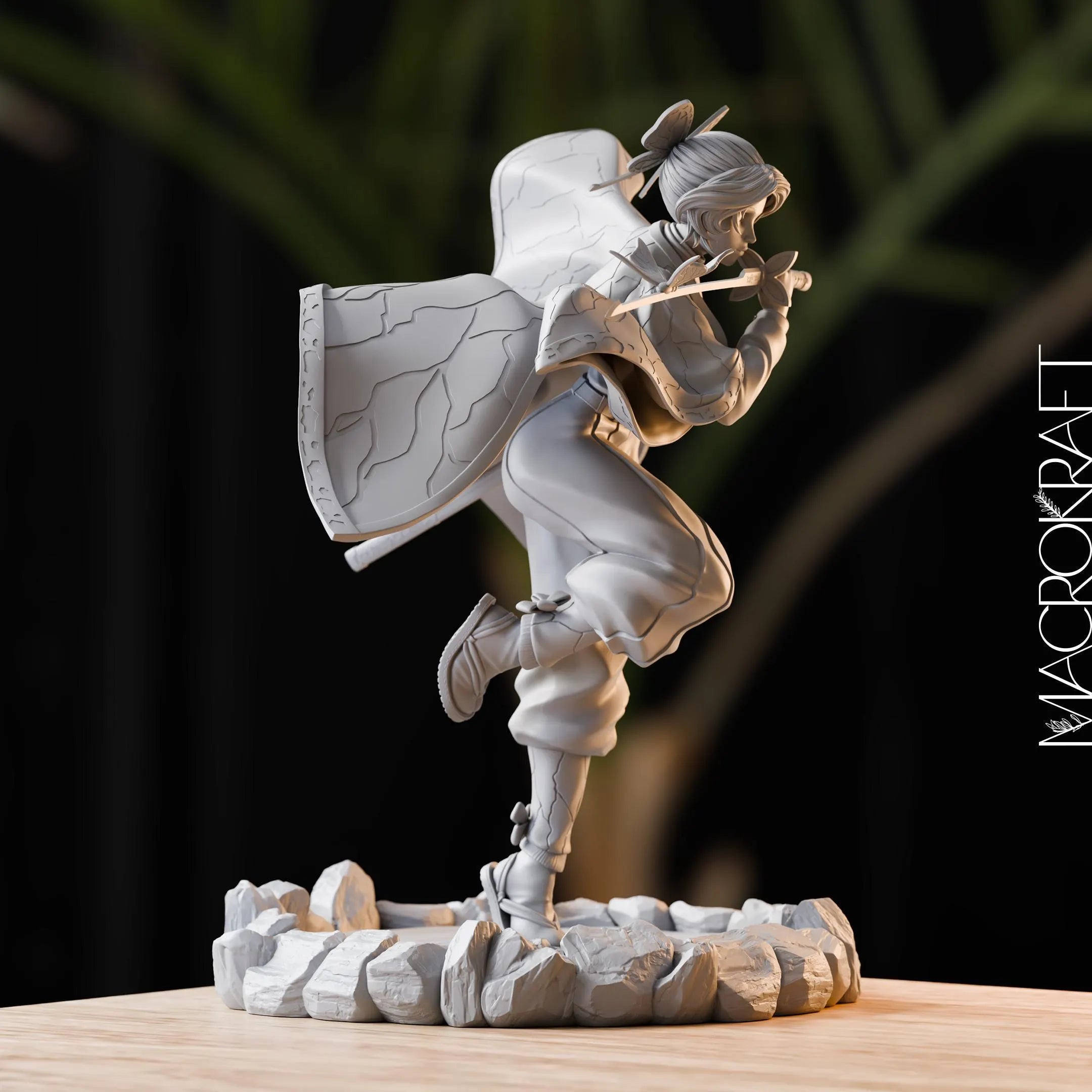 SHINOBU KOCHO | DS Collectible Figure | Highly Detailed Resin Statue & Figurine for Painting and Display | Handcrafted Art Model
