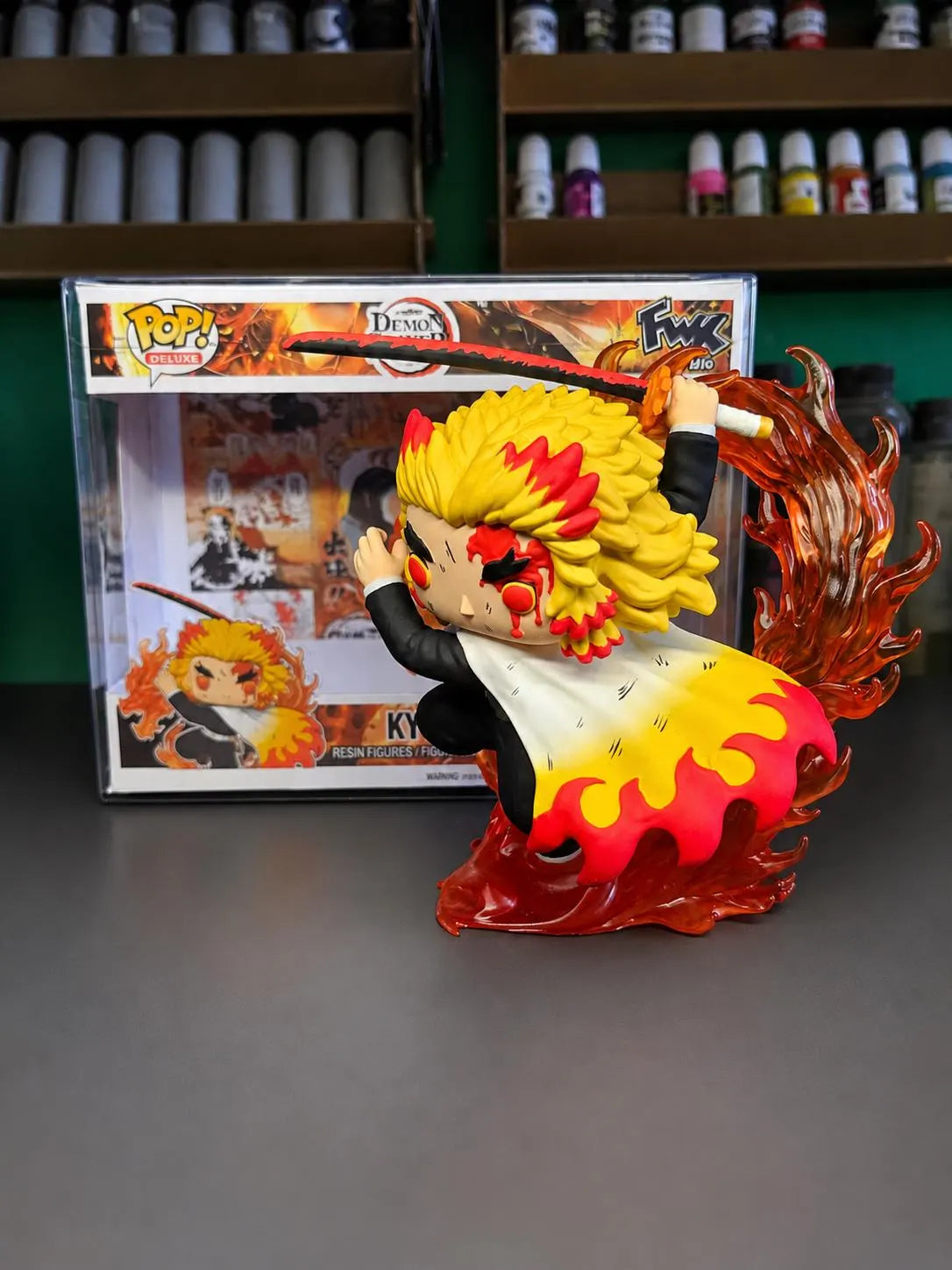 Kyojuro Rengoku Demon Slayer Custom Funko Pop Kimetsu No Yaiba