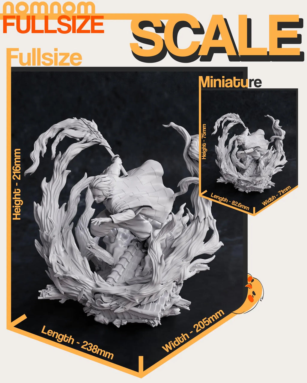 Tanjiro Resin Figure - Tanjiro Demon Slayer Collectible - High-Quality Anime Figurine - Perfect Gift for Fans - 3D Printed Resin Figurine