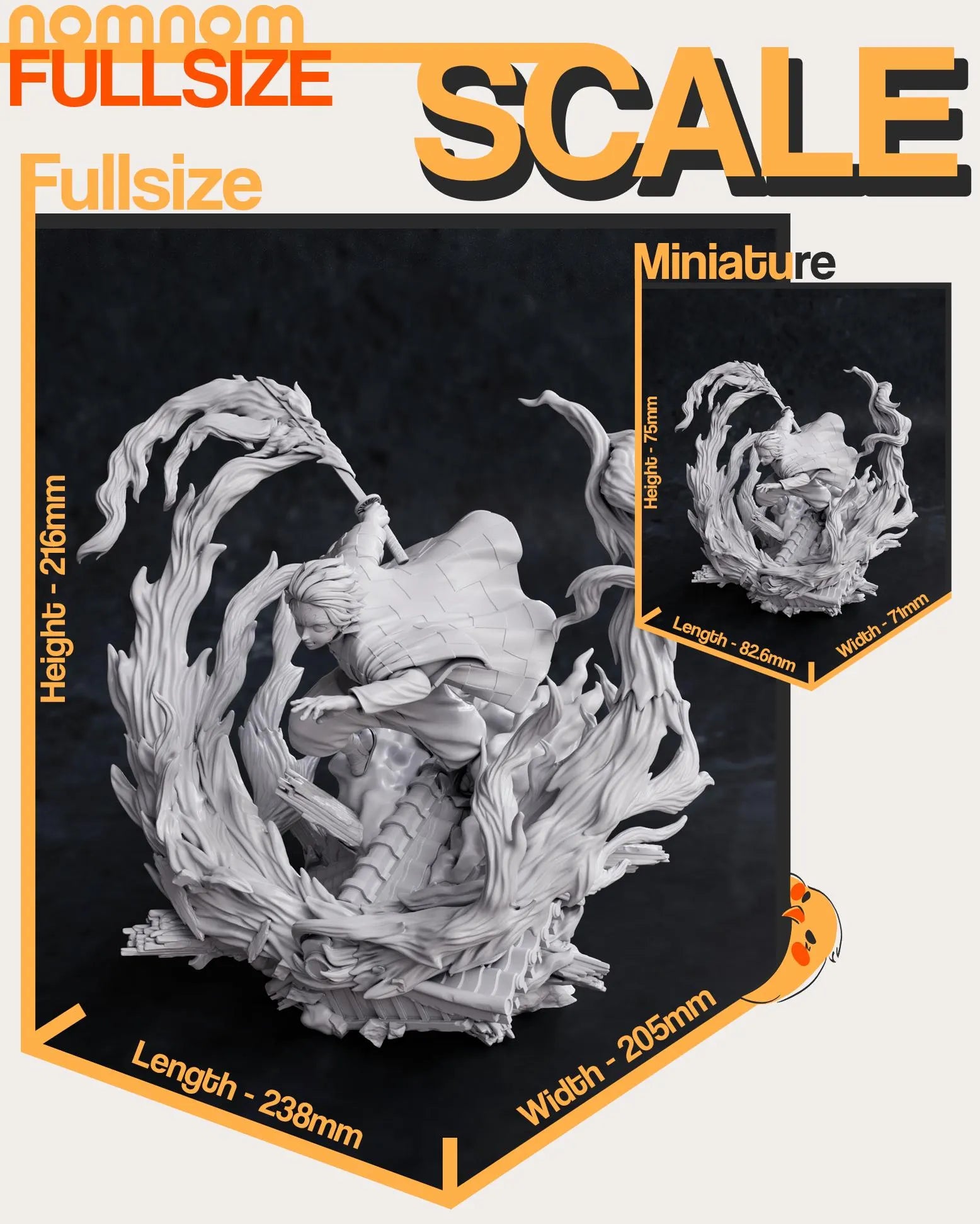 Tanjiro Resin Figure - Tanjiro Demon Slayer Collectible - High-Quality Anime Figurine - Perfect Gift for Fans - 3D Printed Resin Figurine