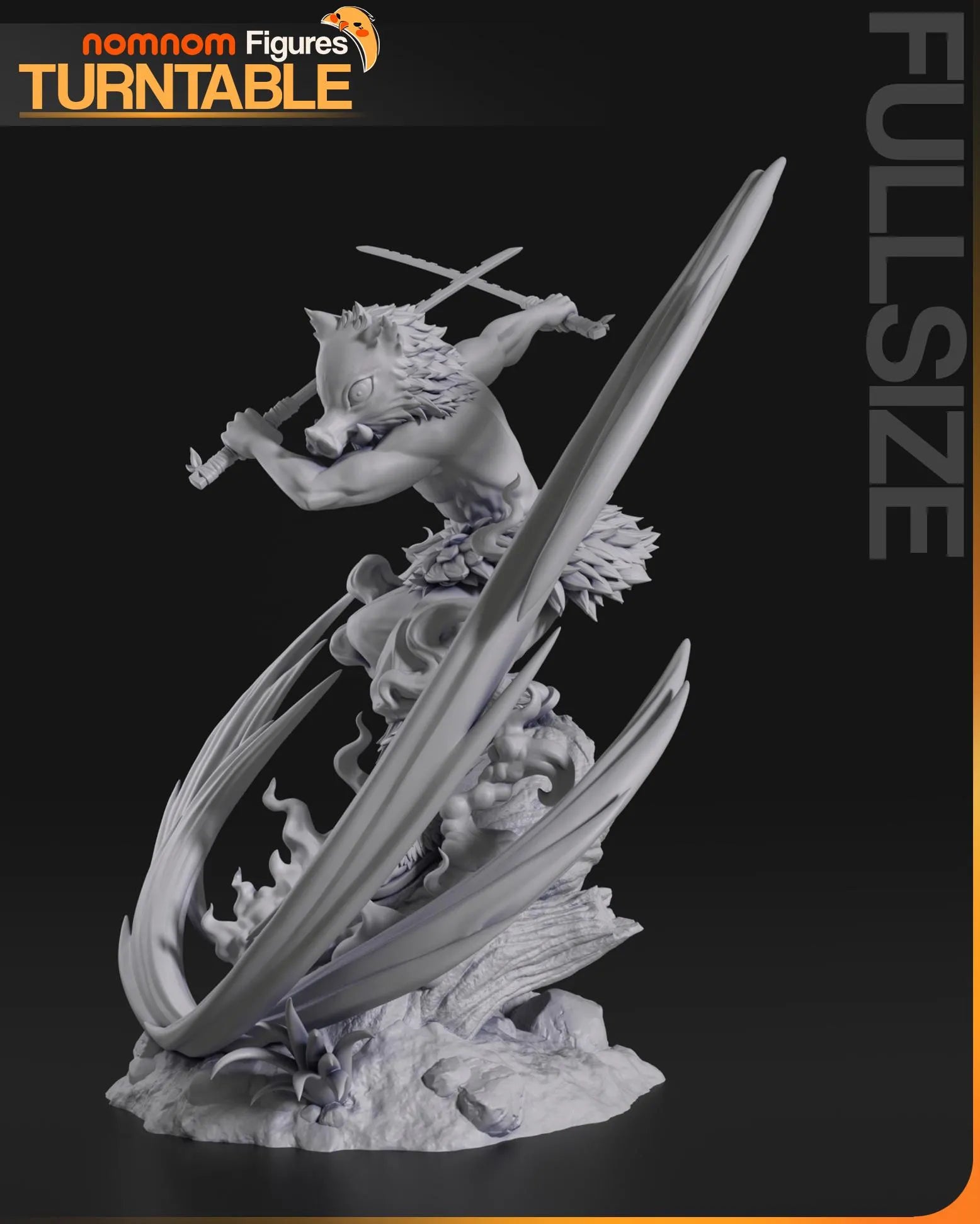 Inosuke Resin Figure - Demon Slayer Collectible - High-Quality Anime Figurine - Perfect Gift for Fans - 3D Printed Resin Figurine
