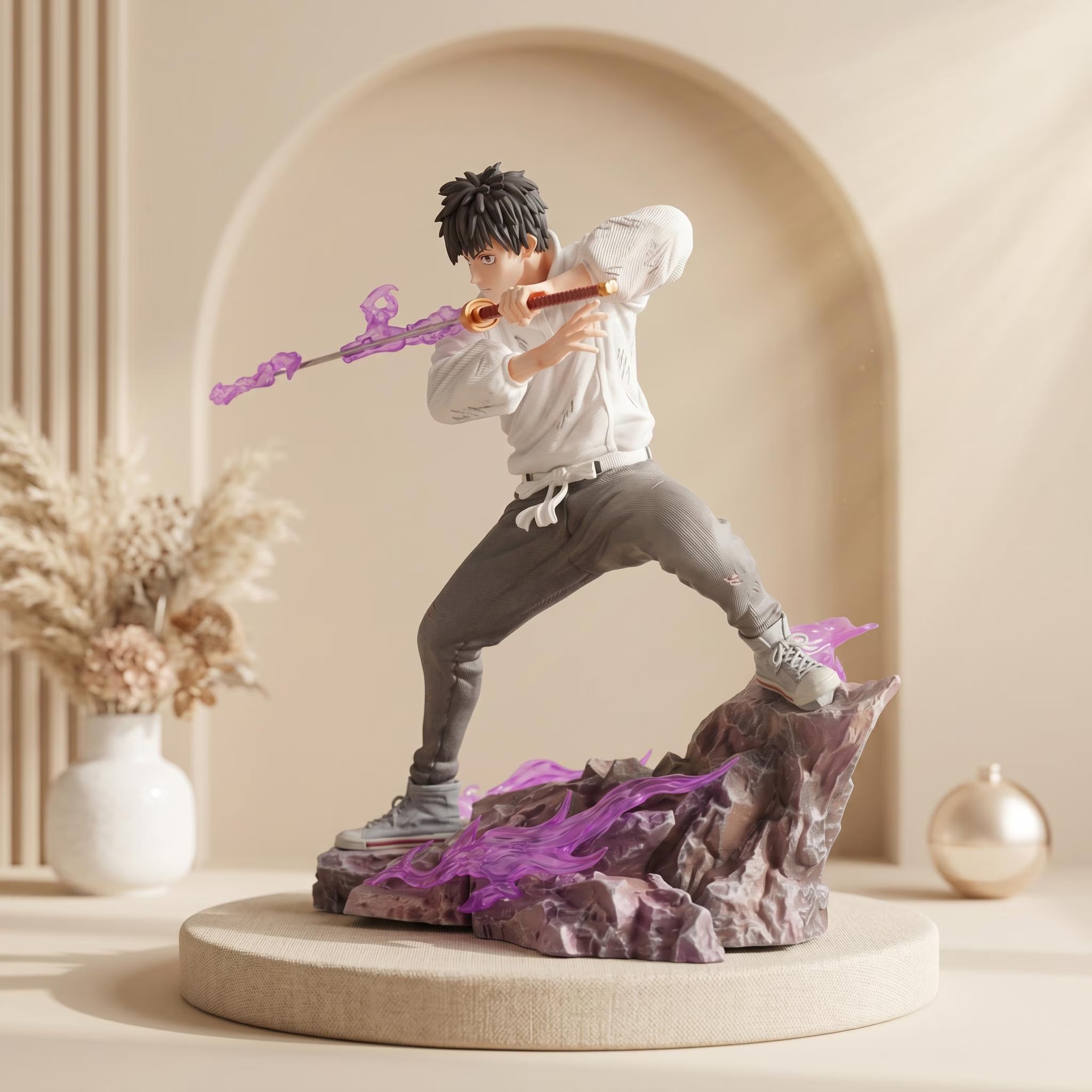 Jujutsu Kaisen Yuta Okkotsu Figure 21Cm – Anime Action PVC Statue, Collectible Desktop Ornament, Display Model Toy & Gift for Fans
