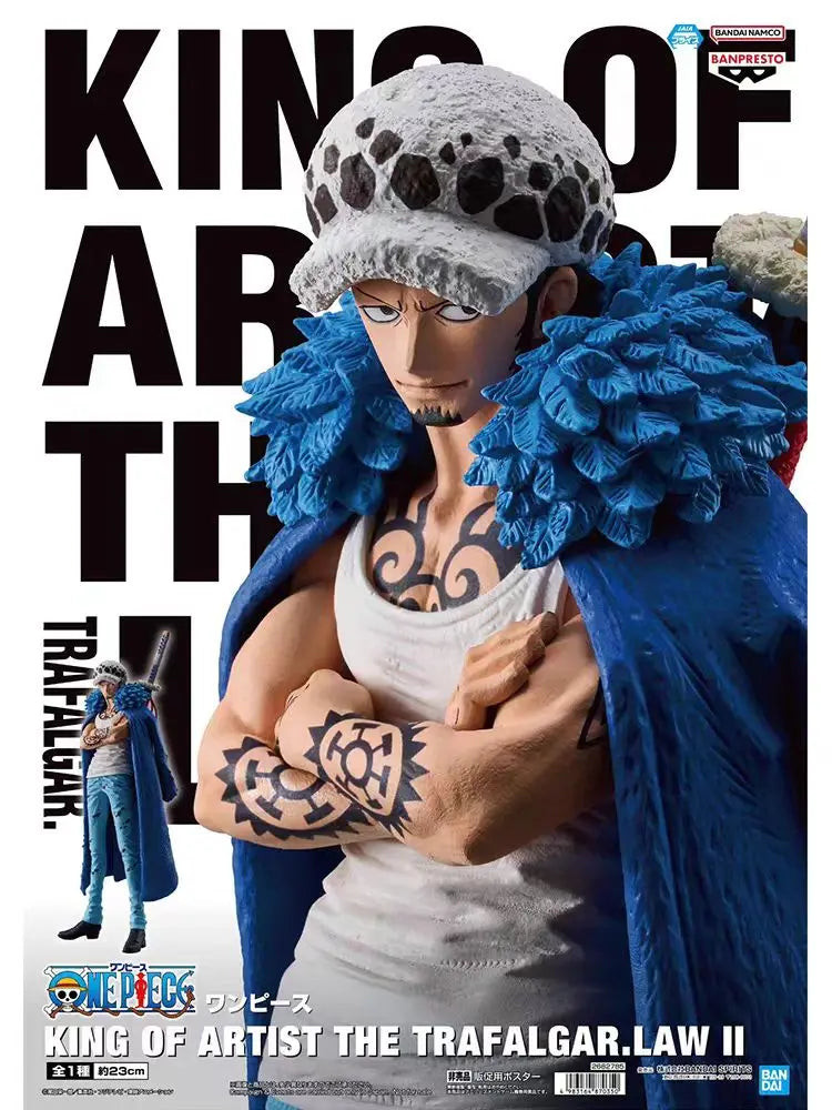 One Piece Battle Suit AS Rote Figurine Trafalgar Model Anime GK Statue Trendy Toy Ornament Gift