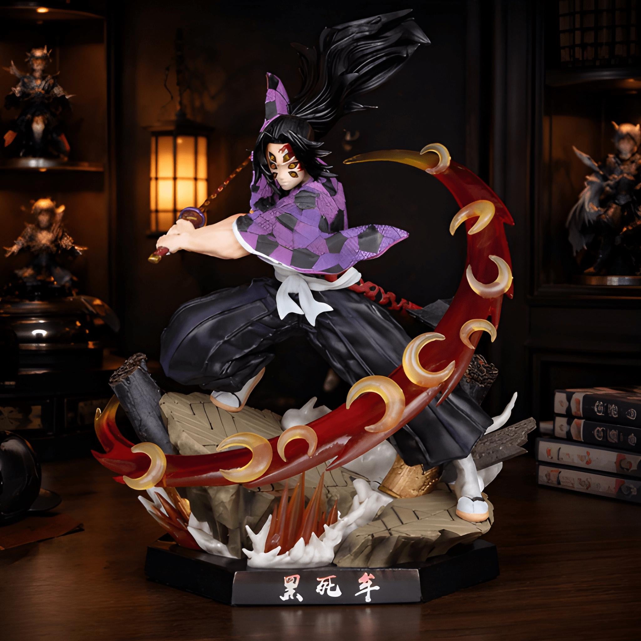Kokushibo Demon Slayer Figure 26Cm Kimetsu No Yaiba GK Anime Statue Gift