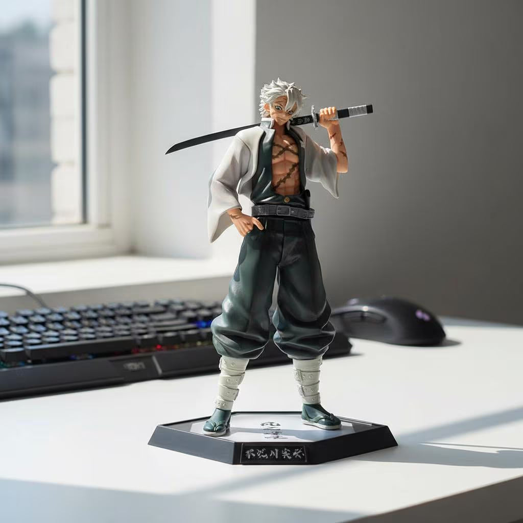 Sanemi Shinazugawa Figure | Demon Slayer Anime PVC Statue | Kimetsu No Yaiba Manga Collectible