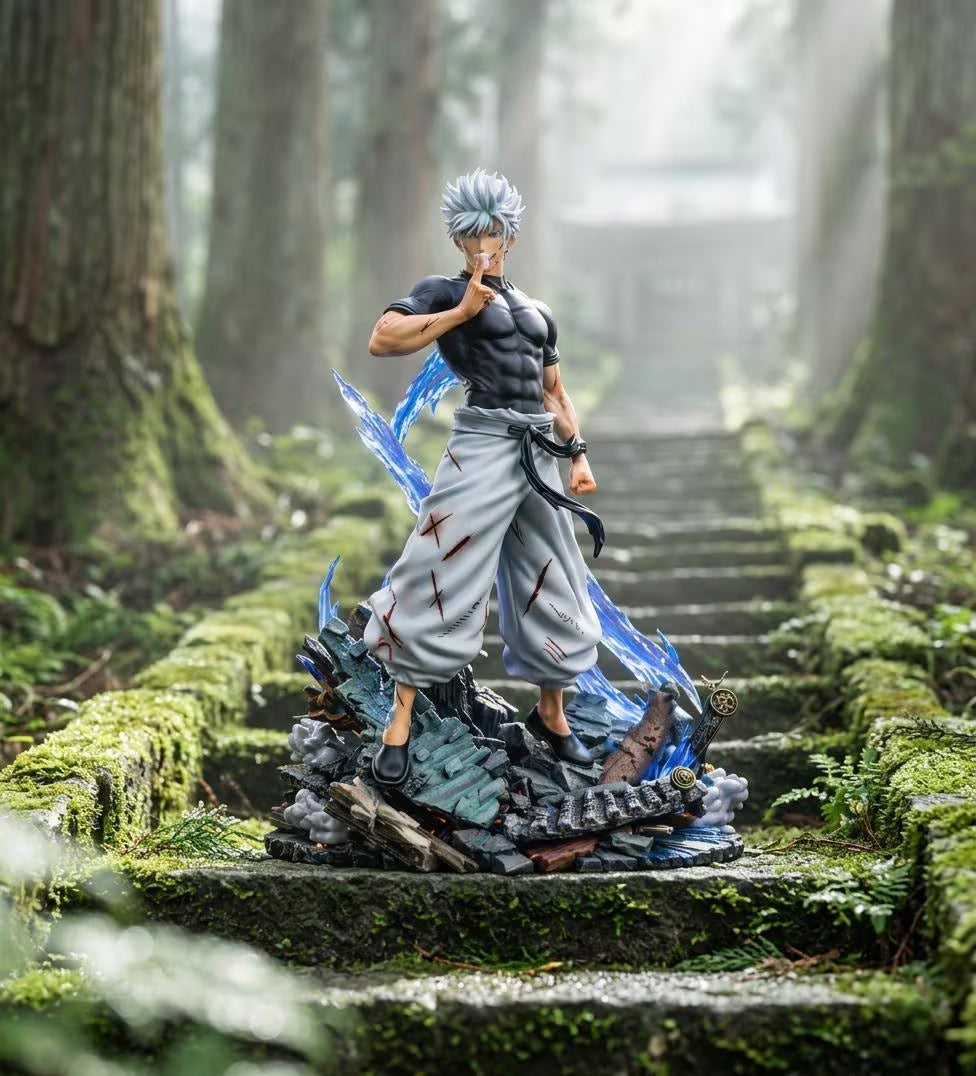 Blindfolded Honored Sorcerer Anime Figure 23.5Cm – Premium PVC Collectible Statue, Dark Manga Decor, Otaku Gift