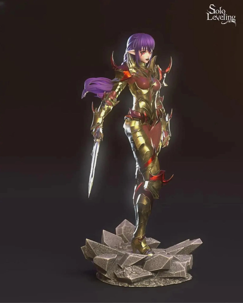Esil Radiru Resin Figure, Solo Leveling, Unpainted Model Kit (25Cm)