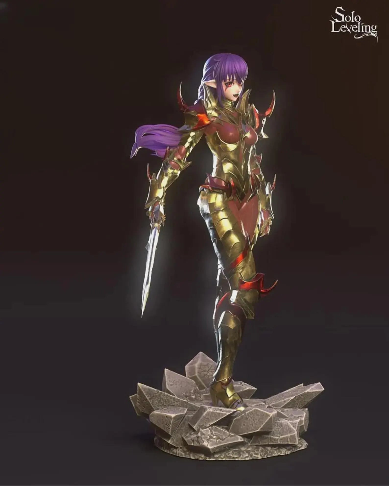 Esil Radiru Resin Figure, Solo Leveling, Unpainted Model Kit (25Cm)