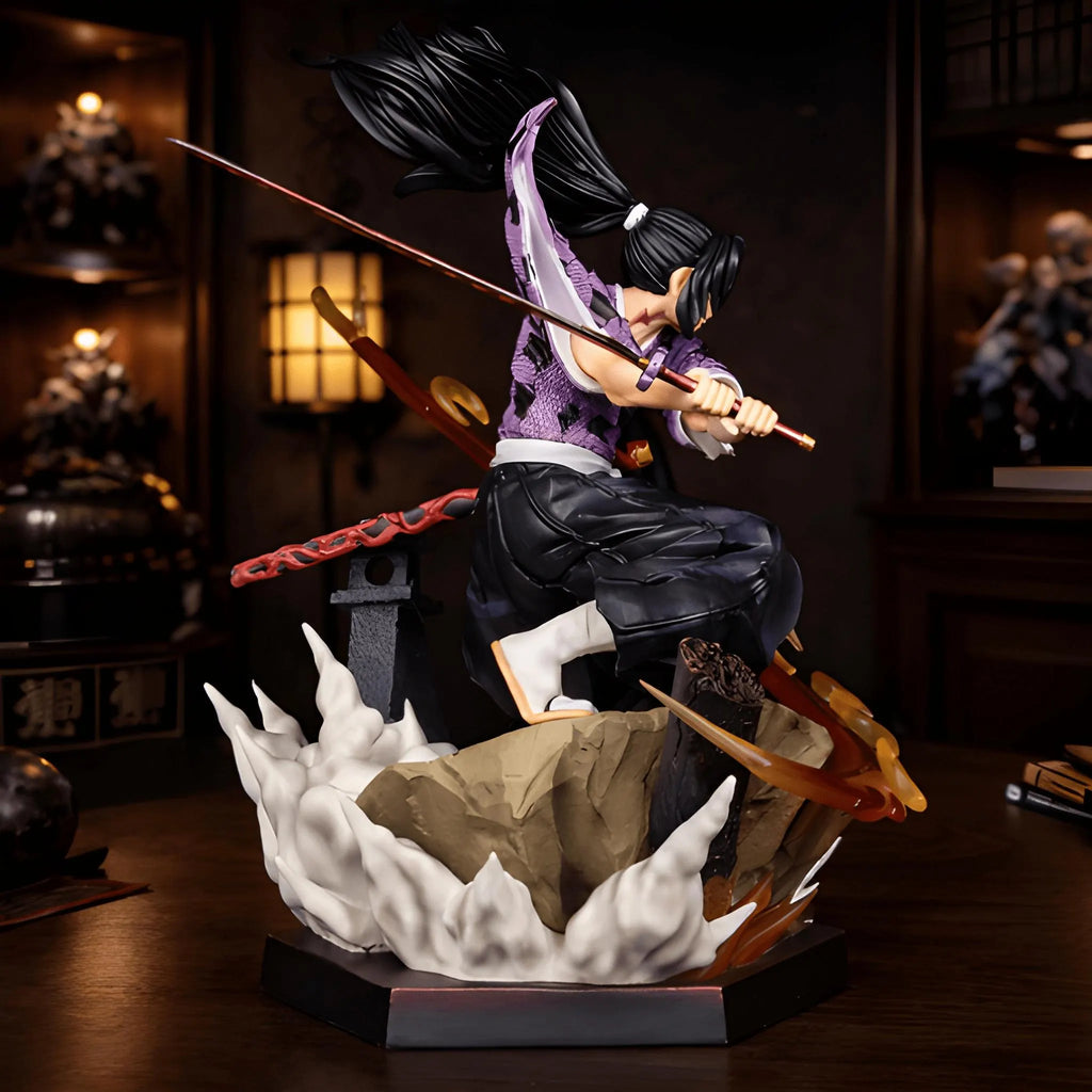 Kokushibo Demon Slayer Figure 26Cm Kimetsu No Yaiba GK Anime Statue Gift