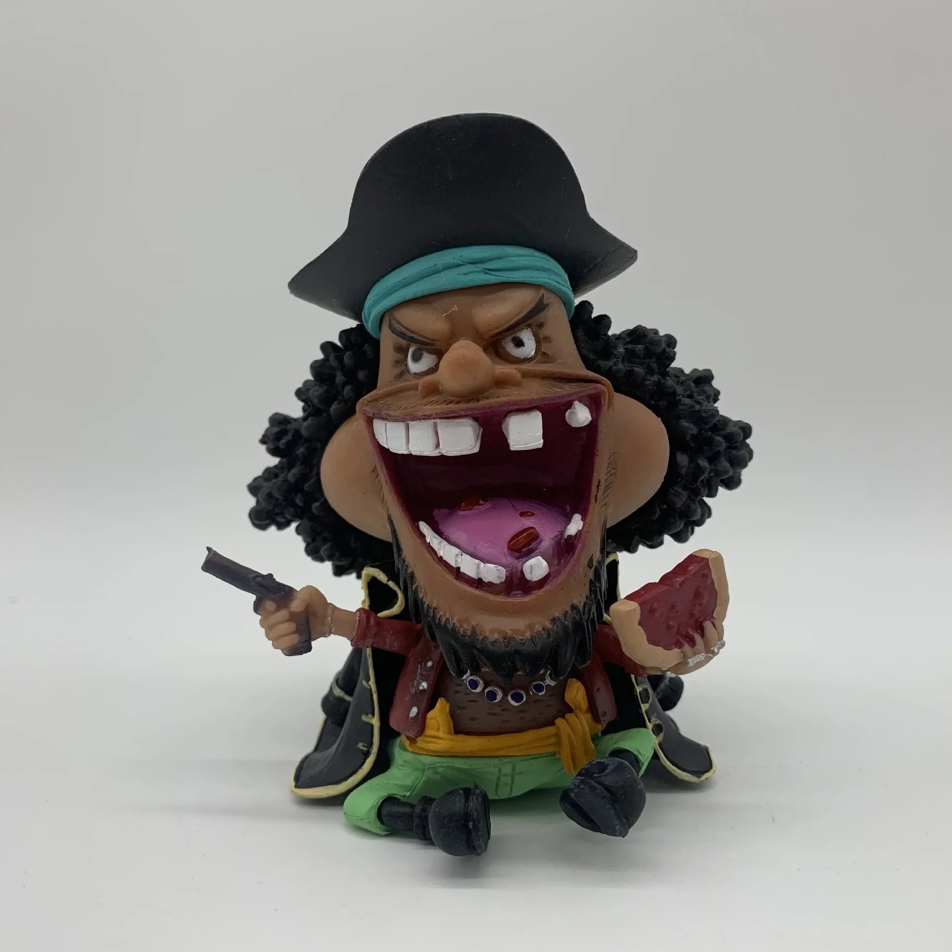 8-10cm Anime Figure One Piece Monkey D Luffy Roronoa Zoro Kawaii Toys Q-Version Figural Nendoroid Car Decoration PVC Model Gift