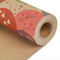 1 Roll 17 inch X 32.8 Feet Birthday Wrapping Paper,Gift Wrapping Paper Roll,Kraft Wrapping Paper